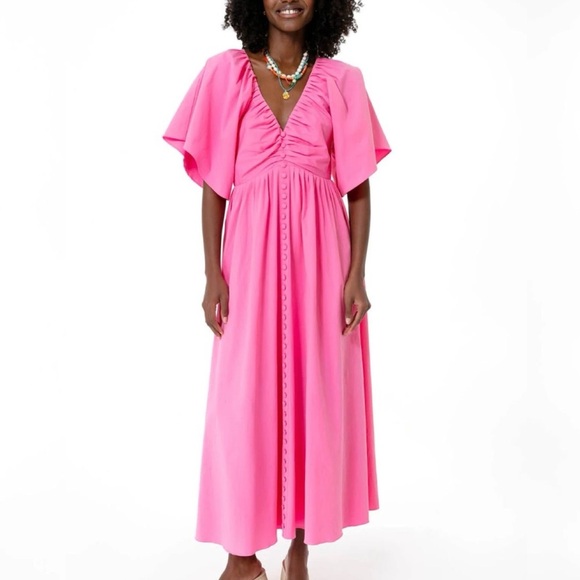 Tuckernuck Pink Viviana Maxi Dress - Pomander Place - Picture 11 of 13